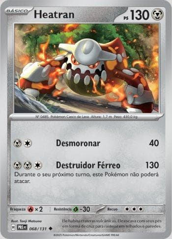 Heatran 068 — Evoluções Prismáticas