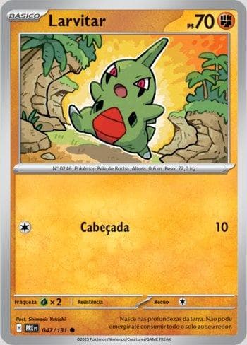 Larvitar 047/131 — Evoluções Prismáticas