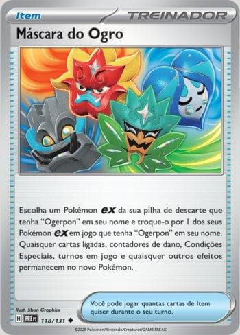 Carta Ogre's Mask 118/131 do set Evoluções Prismáticas — Pokémon TCG | Bynx