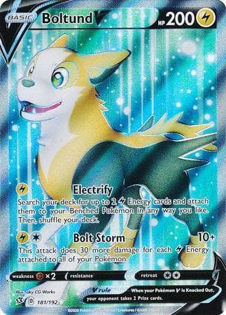 Carta Boltund-V 181/192 do set Rixa Rebelde — Pokémon TCG | Bynx