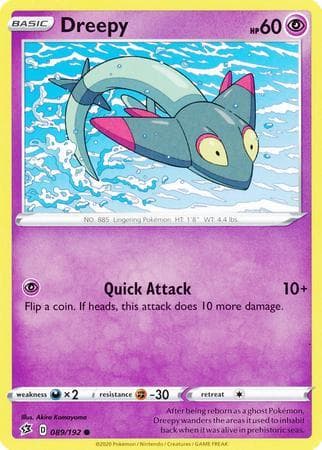 Carta Dreepy 89/192 do set Rixa Rebelde — Pokémon TCG | Bynx