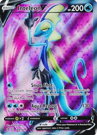 Carta Inteleon-V 180/192 do set Rixa Rebelde — Pokémon TCG | Bynx