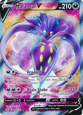 Carta Malamar-V 186/192 do set Rixa Rebelde — Pokémon TCG | Bynx