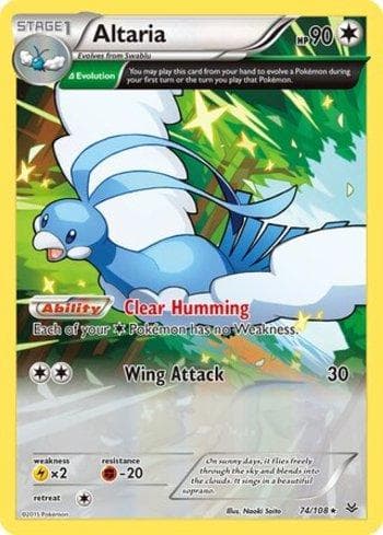 Carta Altaria 74/108 do set Céus Estrondosos — Pokémon TCG | Bynx