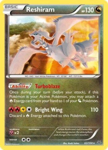 Reshiram 063/108 — Céus Estrondosos