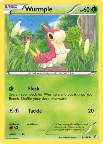 Carta Wurmple 3/108 do set Céus Estrondosos — Pokémon TCG | Bynx
