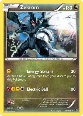 Carta Zekrom 64/108 do set Céus Estrondosos — Pokémon TCG | Bynx