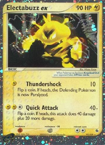 Electabuzz ex 097/109 — Rubi & Safira