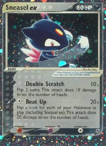 Sneasel ex 103/109 — Rubi & Safira