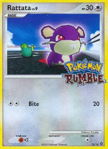 Carta Rattata 15/16 do set Rumble — Pokémon TCG | Bynx