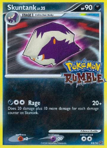 Carta Skuntank 13/16 do set Rumble — Pokémon TCG | Bynx