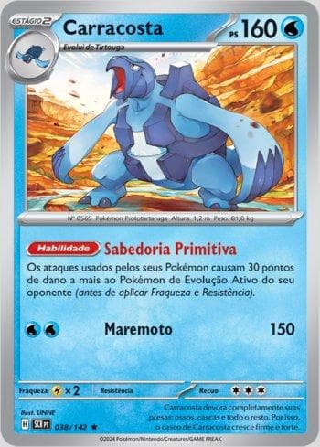 Carta Carracosta 038/142 do set Coroa Estelar — Pokémon TCG | Bynx