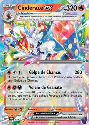 Cinderace ex 028 — Coroa Estelar