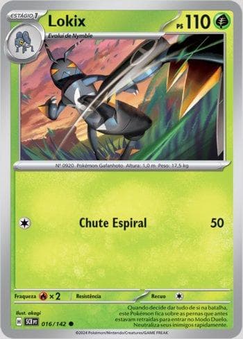 Carta Lokix 016/142 do set Coroa Estelar — Pokémon TCG | Bynx