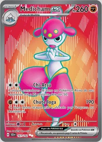 Carta Medicham ex 161/142 do set Coroa Estelar — Pokémon TCG | Bynx