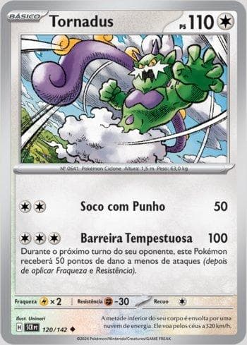 Carta Tornadus 120/142 do set Coroa Estelar — Pokémon TCG | Bynx