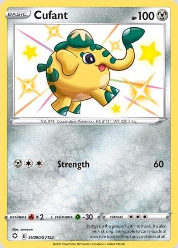 Carta Cufant #SV090 do set Destinos Brilhantes (Shiny) — Pokémon TCG | Bynx