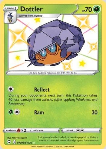 Carta Dottler #SV008 do set Destinos Brilhantes (Shiny) — Pokémon TCG | Bynx