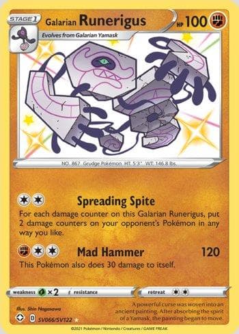 Galarian Runerigus SV066 — Destinos Brilhantes (Shiny)
