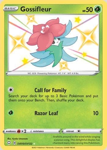 Carta Gossifleur #SV010 do set Destinos Brilhantes (Shiny) — Pokémon TCG | Bynx