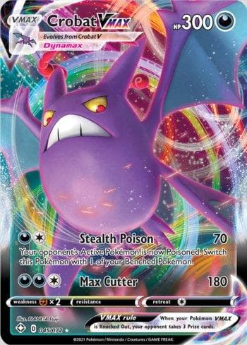 Carta Crobat-VMAX 45/72 do set Destinos Brilhantes — Pokémon TCG | Bynx