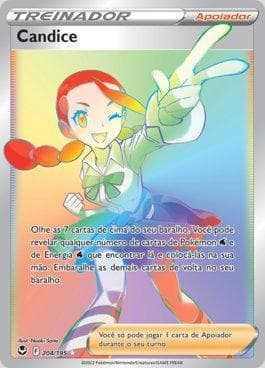Carta Candice 204/195 do set Tempestade Prateada — Pokémon TCG | Bynx