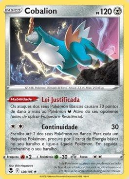 Carta Cobalion 126/195 do set Tempestade Prateada — Pokémon TCG | Bynx