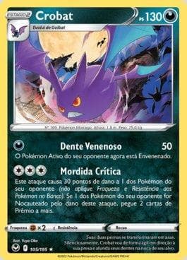 Carta Crobat 105/195 do set Tempestade Prateada — Pokémon TCG | Bynx