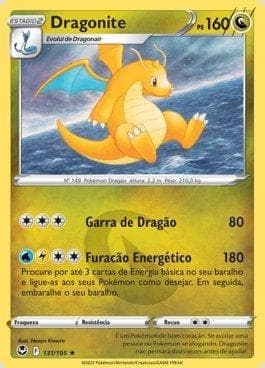 Carta Dragonite 131/195 do set Tempestade Prateada — Pokémon TCG | Bynx