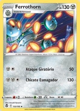 Carta Ferrothorn 122/195 do set Tempestade Prateada — Pokémon TCG | Bynx