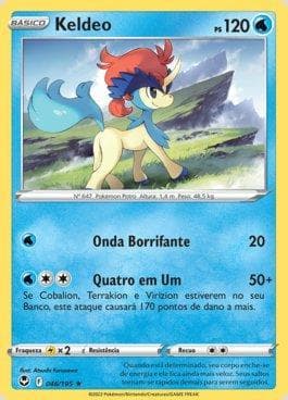 Carta Keldeo 046/195 do set Tempestade Prateada — Pokémon TCG | Bynx