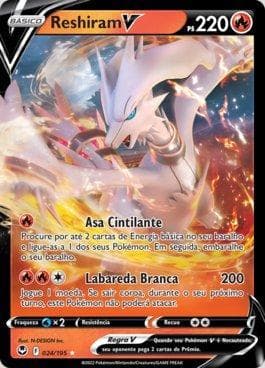 Reshiram-V 024 — Tempestade Prateada