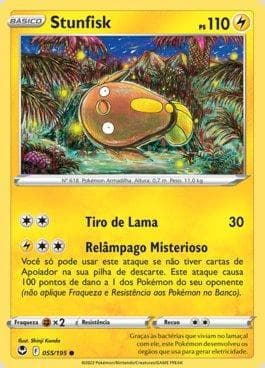 Carta Stunfisk 055/195 do set Tempestade Prateada — Pokémon TCG | Bynx