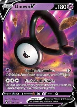 Carta Unown-V 065/195 do set Tempestade Prateada — Pokémon TCG | Bynx