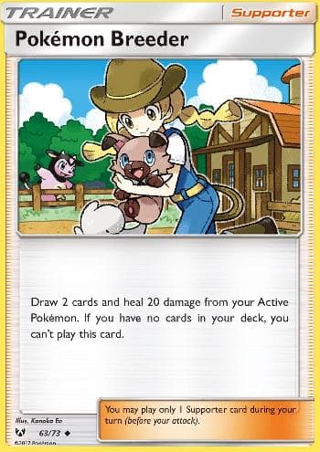 Carta Pokémon Breeder 63/73 do set Lendas Luminescentes — Pokémon TCG | Bynx