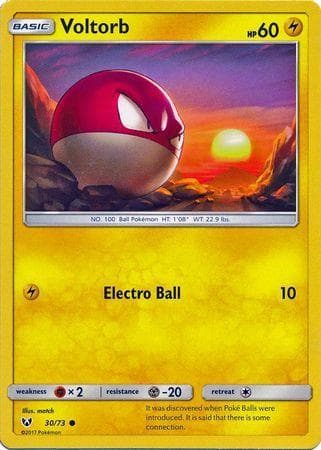 Carta Voltorb 30/73 do set Lendas Luminescentes — Pokémon TCG | Bynx