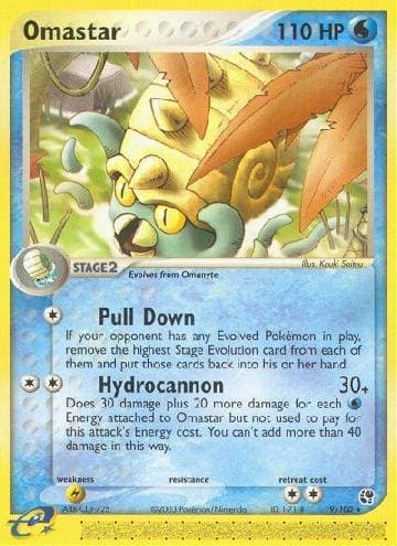 Carta Omastar 19/100 do set Sandstorm — Pokémon TCG | Bynx