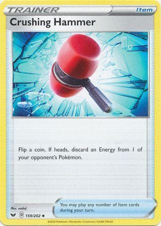 Carta Crushing Hammer 159/202 do set Espada e Escudo — Pokémon TCG | Bynx