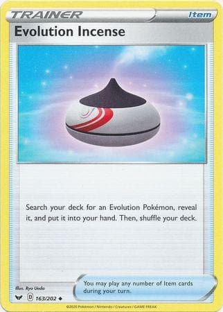 Carta Evolution Incense 163/202 do set Espada e Escudo — Pokémon TCG | Bynx