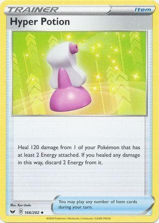 Carta Hyper Potion 166/202 do set Espada e Escudo — Pokémon TCG | Bynx