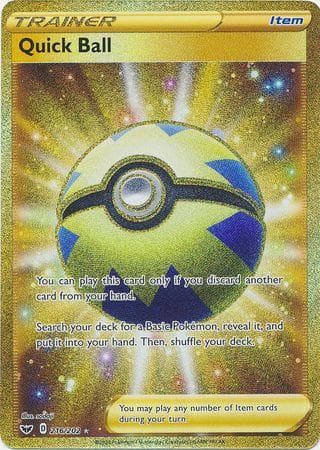 Carta Quick Ball 216/202 do set Espada e Escudo — Pokémon TCG | Bynx