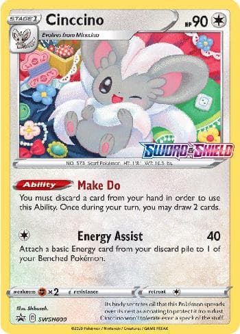Cinccino SWSH009 — Espada e Escudo Promos