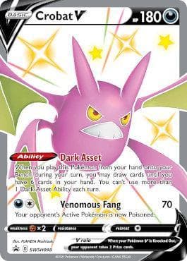 Carta Crobat-V #SWSH098 do set Espada e Escudo Promos — Pokémon TCG | Bynx