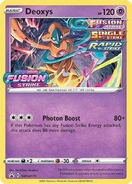 Deoxys SWSH170 — Espada e Escudo Promos