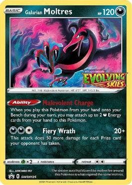 Galarian Moltres SWSH125 — Espada e Escudo Promos