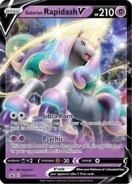Galarian Rapidash-V SWSH111 — Espada e Escudo Promos