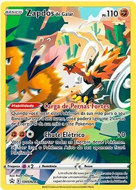 Galarian Zapdos SWSH283 — Espada e Escudo Promos