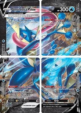 Carta Greninja-V-Union (4 Cartas) #SWSH155-U do set Espada e Escudo Promos — Pokémon TCG | Bynx