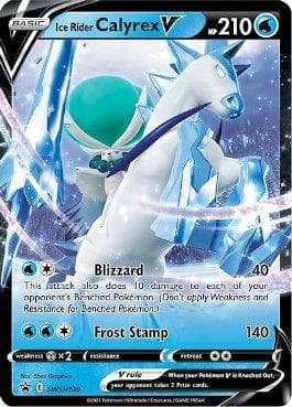 Ice Rider Calyrex-V SWSH130 — Espada e Escudo Promos