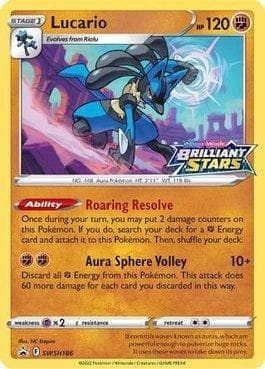 Carta Lucario #SWSH186 do set Espada e Escudo Promos — Pokémon TCG | Bynx